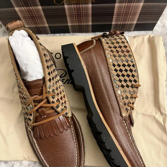 Cole Haan x Pendleton America Classic Leather Woven CHUKKA  display picture 3